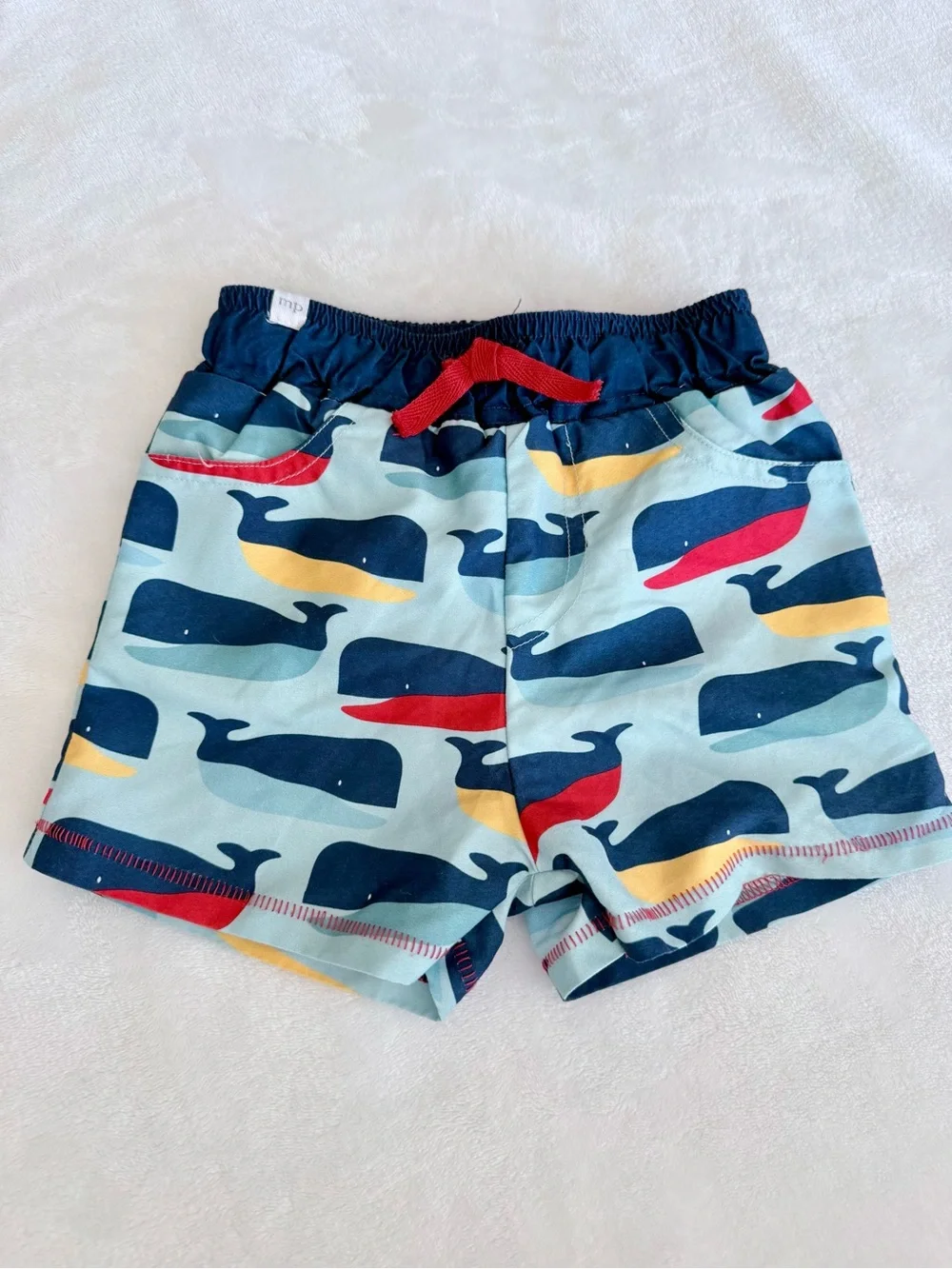 Lot of 9 Toddler Boy Swim Trunks (sizes 12m - 3T)